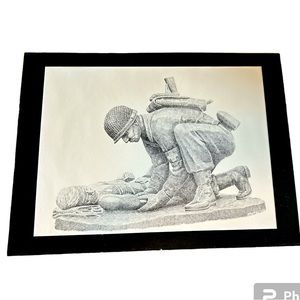 Memorial combat medic art